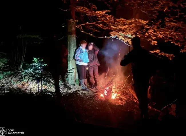 Під час збирання грибів у лісі на Мукачівщині заблукала родина