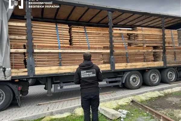 На Закарпатті зупинили незаконний експорт букових пиломатеріалів