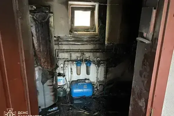 На Закарпатті знову сталася пожежа в приватному будинку