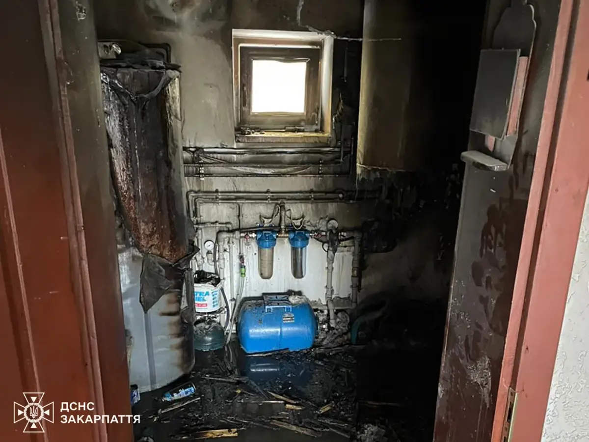 На Закарпатті знову сталася пожежа в приватному будинку