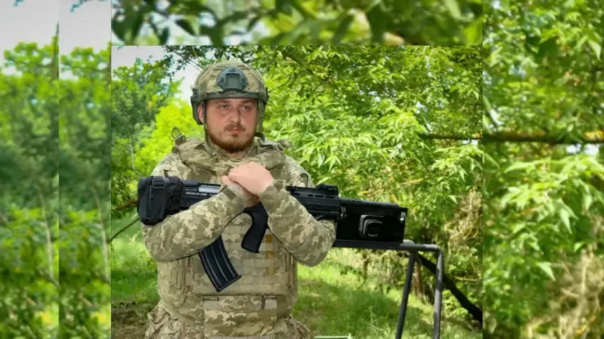 24-річний «Малюк» обрав службу в 128-й бригаді та став оператором бойових роботів