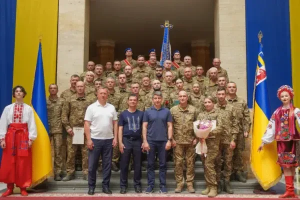 На Закарпатті відзначили військовослужбовців Нацгвардії з нагоди Дня Конституції України