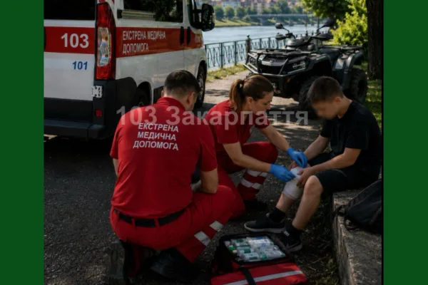В Ужгороді 11-річний хлопчик отримав травму після падіння з квадроцикла