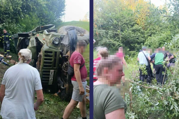 На Рахівщині перекинувся ЗІЛ: одного постраждалого врятували, інший загинув