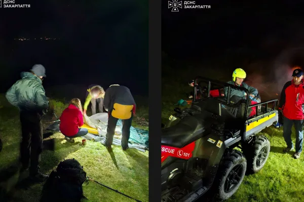 На Рахівщині рятувальники допомогли туристу з Рівного, якому стало зле в горах