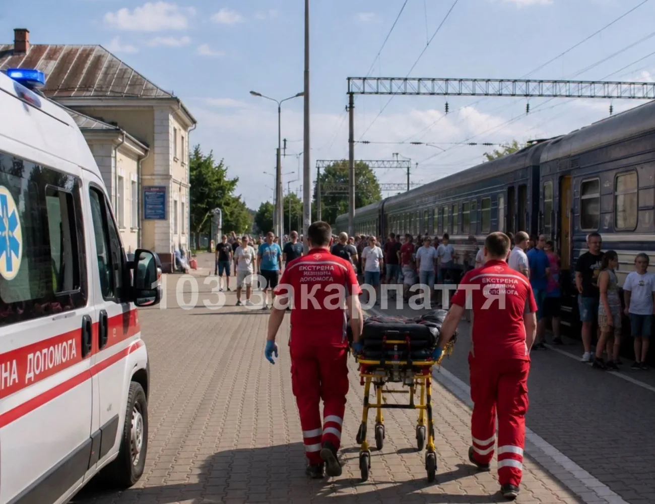 На Виноградівщині жінка з 9-річним сином вистрибнули з поїзда під час руху