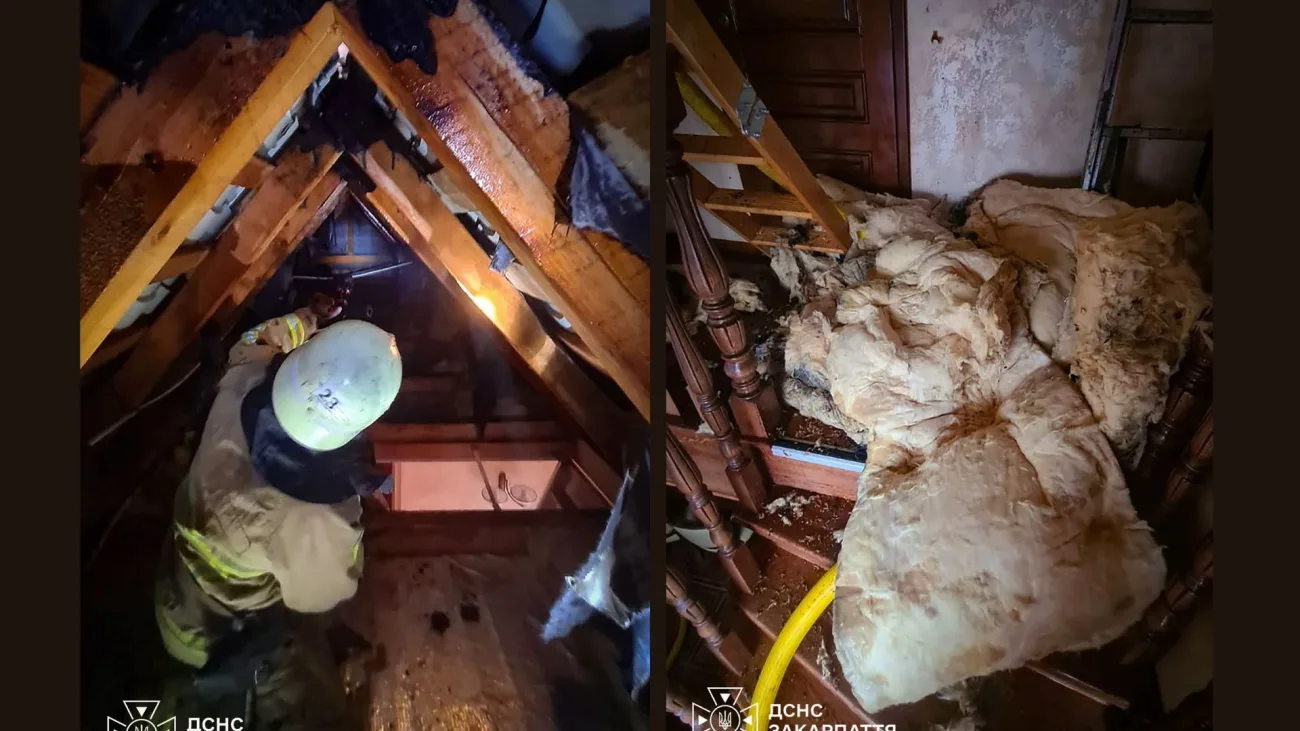 На Рахівщині пожежу в житловому будинку ліквідували менш ніж за 10 хвилин